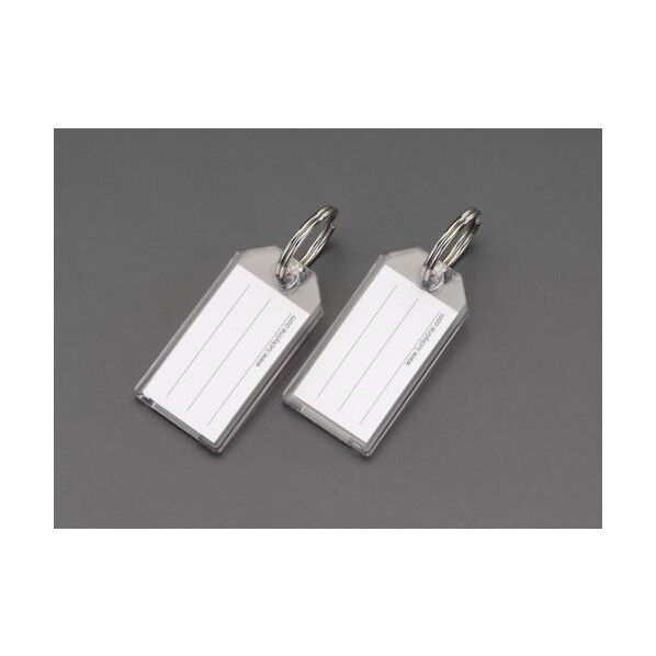 30x57mm ネームタグ(クリアー/2個)