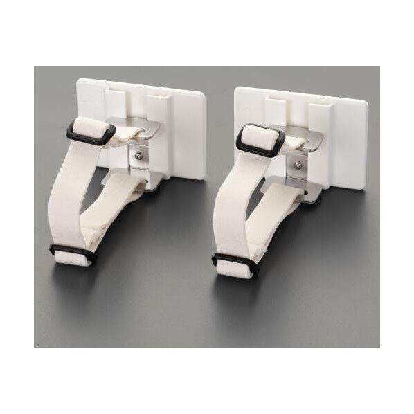 63x88mm 転倒防止粘着固定具(パイプ用/2個)