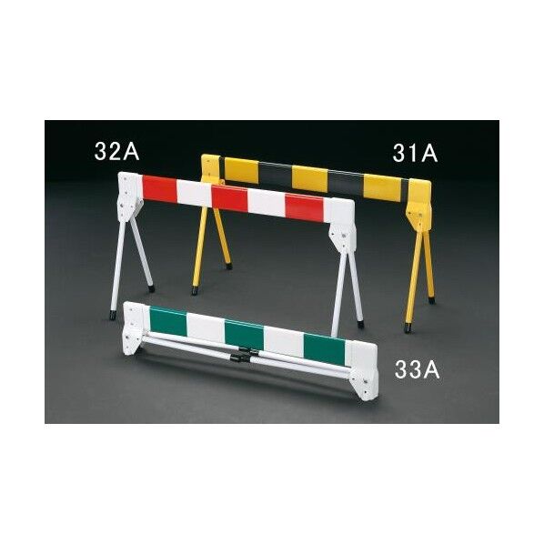 1500x460x750mm バリケード・折畳式(黄/黒)