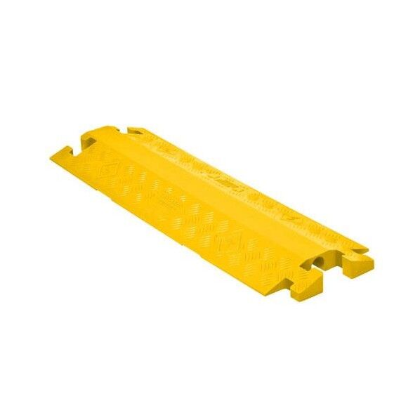 914x292x41mm ケーブルプロテクター(下スリット/黄) EA983PD-4 1