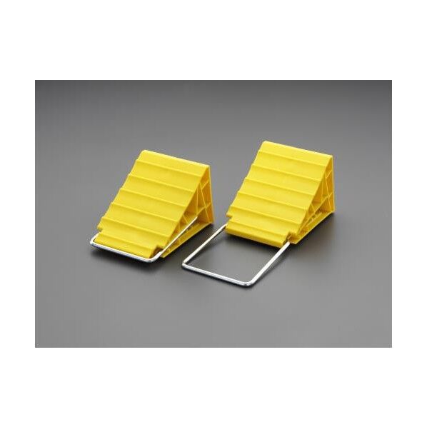 123x175x105mm タイヤストッパー(2個組/樹脂製) EA984VA-20 1