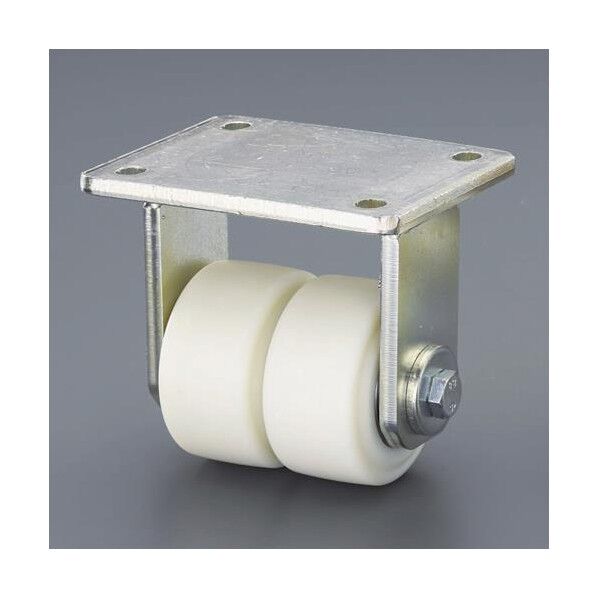 80mm キャスター(固定金具･ツインホイール)