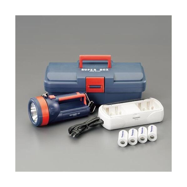 単1x4本 フラッシュライト/LED充電池セット LEDライト EA758RX-751 1個