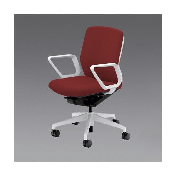 ビジネスチェアーワインレッド