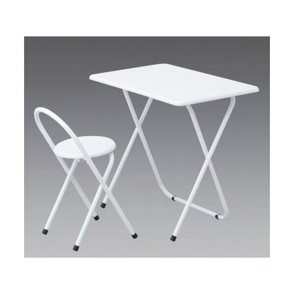 800x500x710mm デスク 折畳式/チェア-付