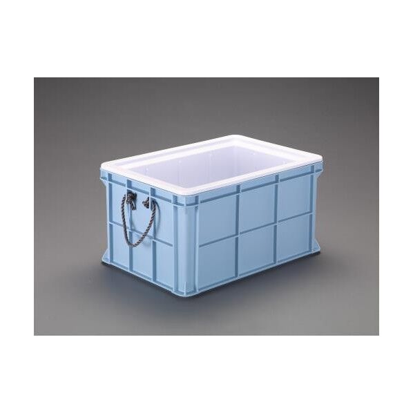 656x456x368mm/54L 保冷コンテナ青