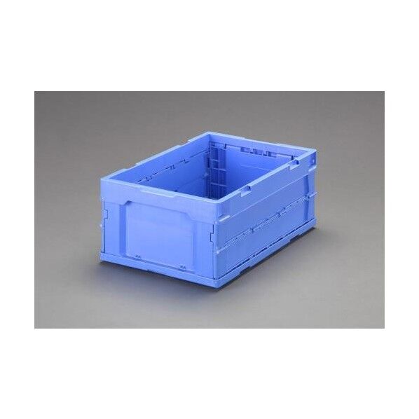 530x366x221mm/34.5L 折畳コンテナ 青