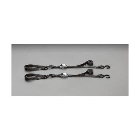 25mmx2.5m/180kg 荷締ストラップ黒/2本組