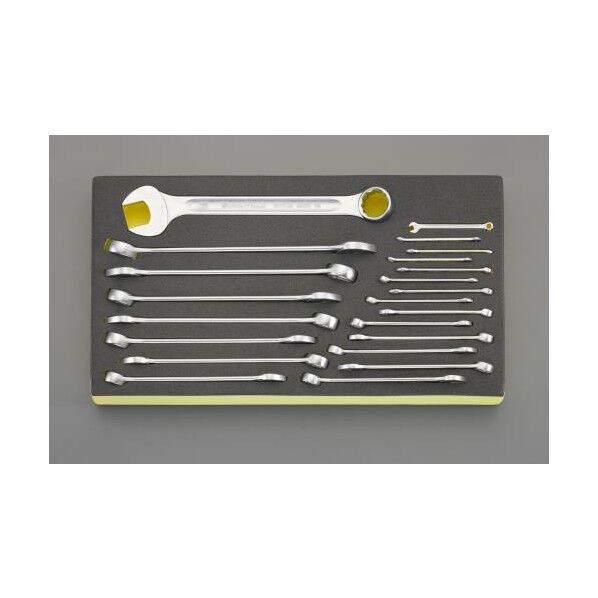 22本組 片目片口スパナセットインチ