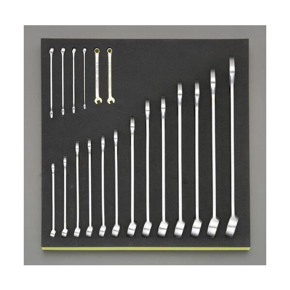 19本組 片目片口スパナセットインチ