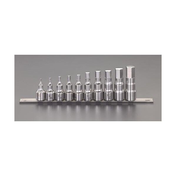 1/2インチsq HEX ビットソケットセットステンレス製