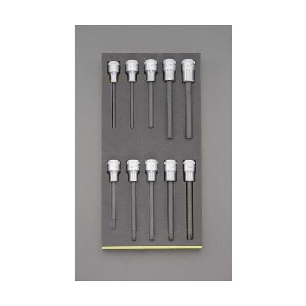 1/2インチsq ロングビットソケットセット