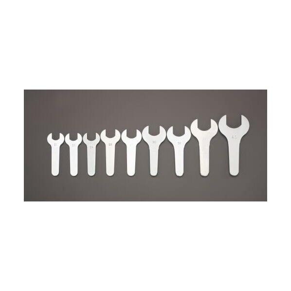 9本組 薄口ショートハンドルスパナセット共回り止め