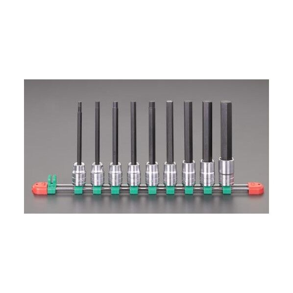 1/2sq HEX ビットソケットセットロング