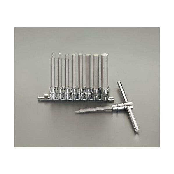 1/2インチ ロングHexビットソケットセット ソケットアダプター EA617GT-450 1個