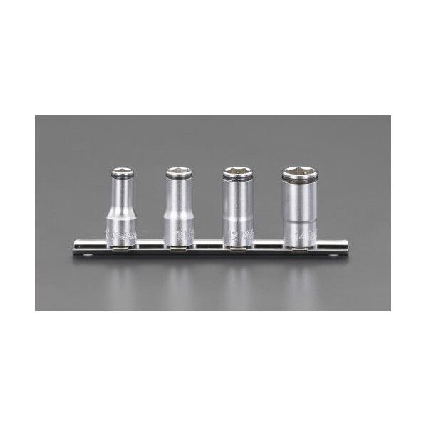 3/8インチsq ナットグリップセミディープソケットセット