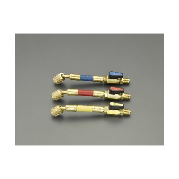 15cm/3本組 (R410A)ボールバルブ付チャージホース