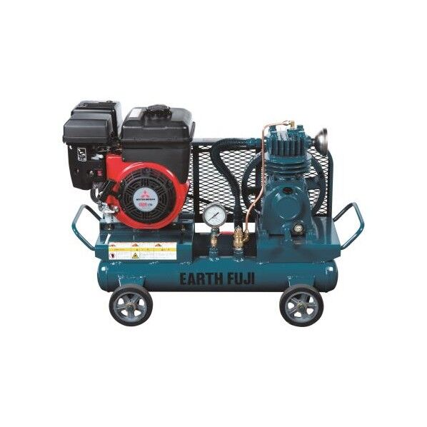 0.75kw エアーコンプレッサー(エンジン付・タンク 9L)