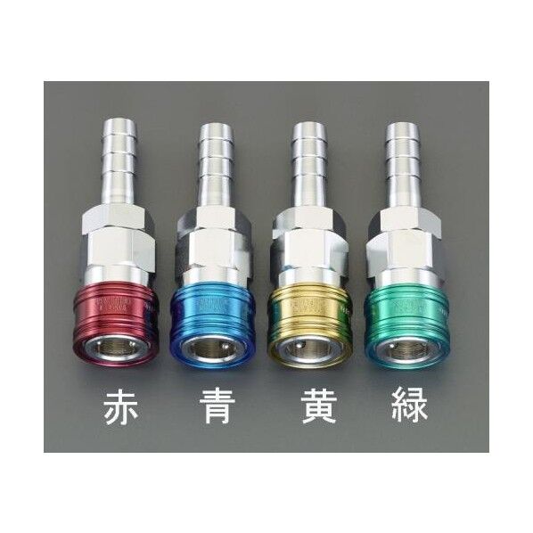 21.0mm ステム型カップリング(エアホース用/レッド