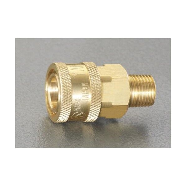 R 1・1/2in雄ねじカップリング(中圧用/真鍮)