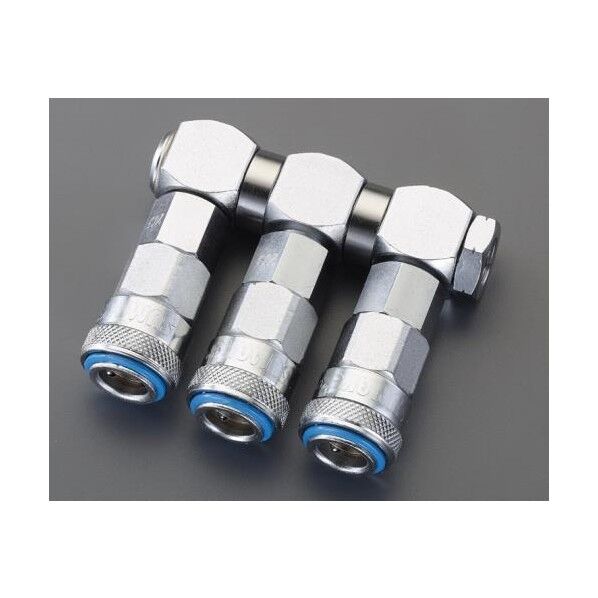 3連 エアーカップリング(自在型)