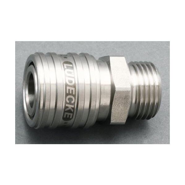 雄ねじカップリング(ステンレス製/ワンプッシュ) G1/2in