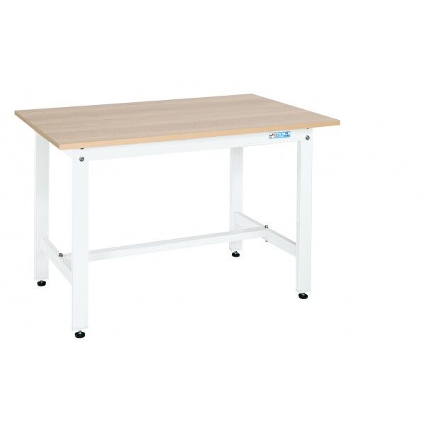 軽量作業台(KKタイプ/耐荷重350kg/木目メラミン天板/H740/固定式)