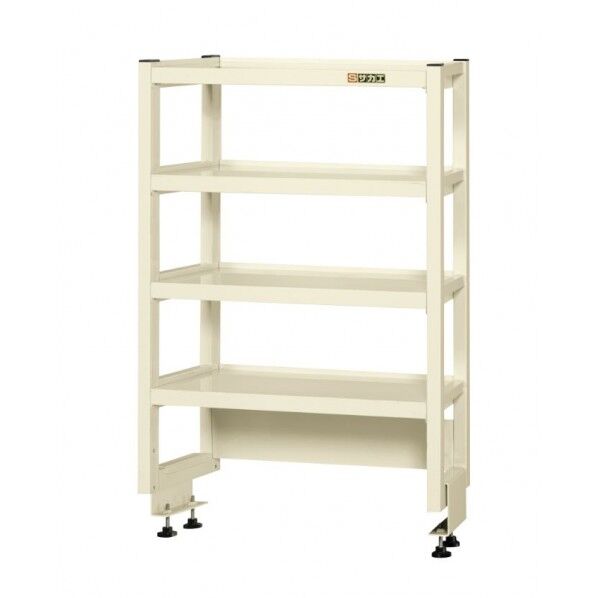 作業台用簡易架台(奥行タイプ/H810/棚板4段仕様)