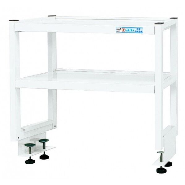 作業台用簡易架台(奥行タイプ/H450/棚板2段仕様)