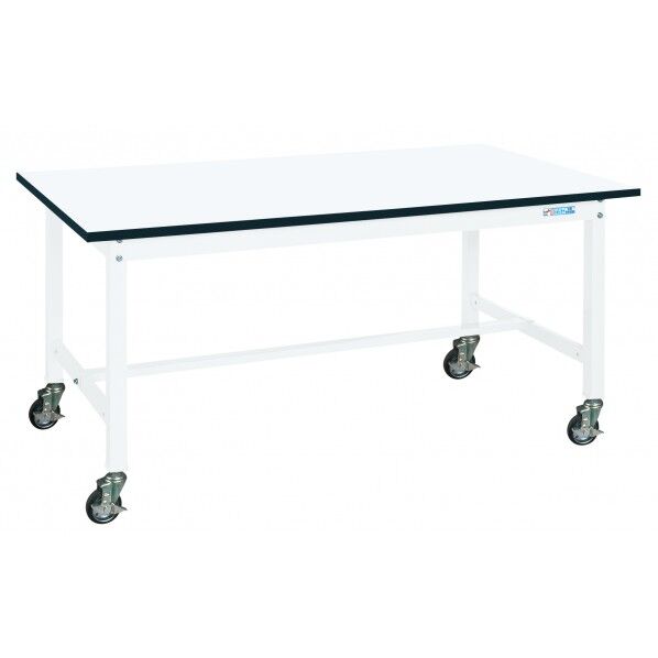 中量作業台(KTタイプ/均等耐荷重300kg/メラミン天板/H825/キャスター付)