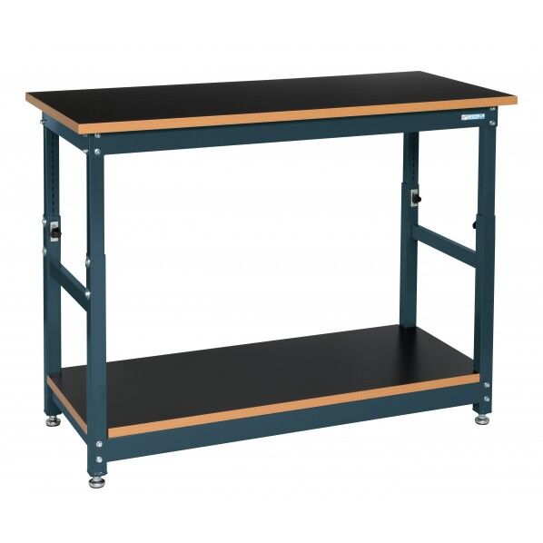 高さ調整装置台(TDW/350kg/特殊アクリル系樹脂天板/H900～1200/固定式)