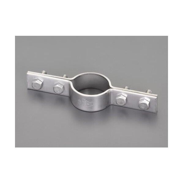 100A ステンレス鋼管用床バンド(ステンレス製)