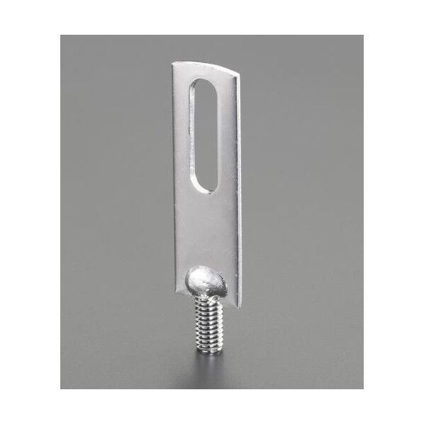 エスコ 立バンド用取付足 (ステンレス製) 100mm EA440AL-300 1個...