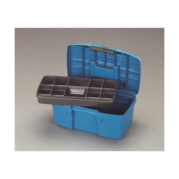 475x280x220mm 工具箱(中皿付/青/ワンバックル)