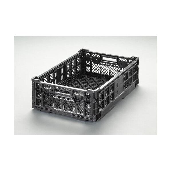 600x400x220mm/41.9L 折畳コンテ(黒)