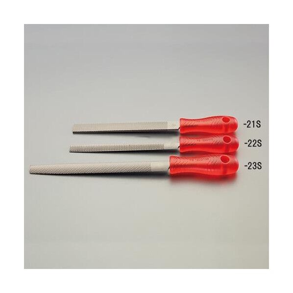 エスコ(esco) 250mm やすり(半丸/木工用) EA521PH-23S 1セット...