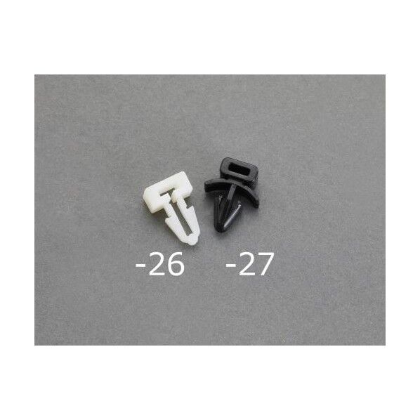 8x14mm バンド固定用プッシュピン(黒/10個)