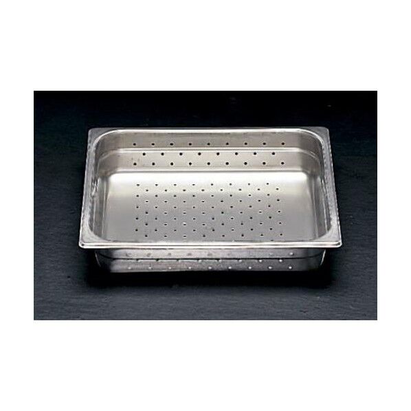 325x265x100mm 穴付トレー(ステンレス製) 860g EA508S-142