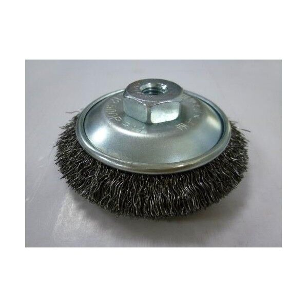 エスコ(esco) 85mm/M10 ワイヤーブラシ(ベベル型/ステンレス) EA809YS-23 1個...