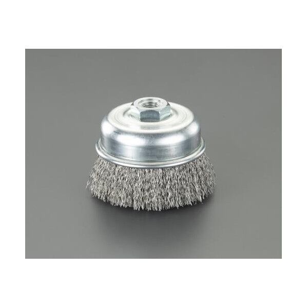 100mm/M16 ワイヤーブラシ(カップ型/ステンレス製) EA809YR-72 1個
