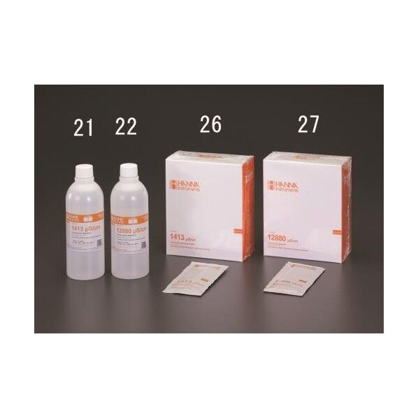 500ml [ 1413μs/cm] 導電率標準液 EA776AZ-21 1個