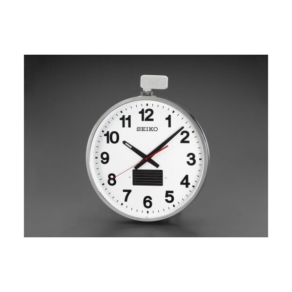 527x450x 78mm[電波]屋外用掛時計 ソーラー電源 EA798CC-126 1個