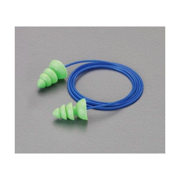 耳  栓 (コード付・ウォッシャブル・10組) EA800VM-33 10個