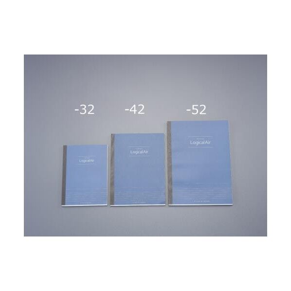 7mm罫線A4ノート(80ページ/ダークブルー/5冊)