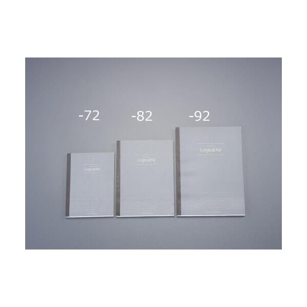 6mm方眼罫A5ノート(40ページ/グレー/5冊)