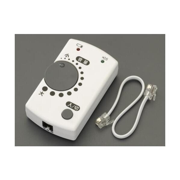 電話音量増幅アダプター EA764CB-8 1個