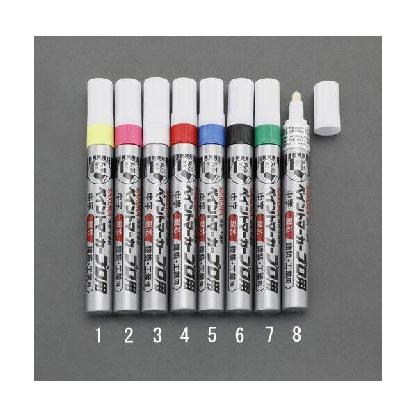 [白/中字] 油性ペイントマーカー(工業用) EA765MV-3 1個