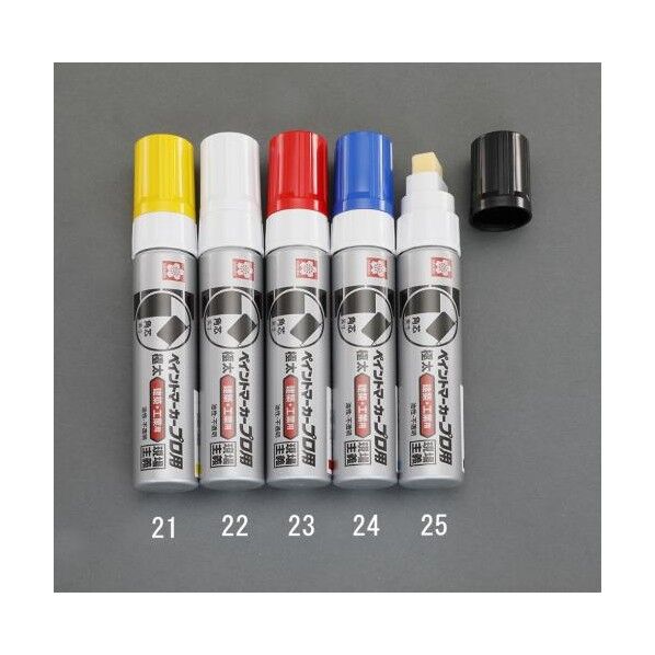 [白/極太] 油性ペイントマーカー(工業用) EA765MV-22 1個