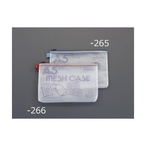 B5/225x285mm メッシュケース(ブルー) EA762CF-267 1個