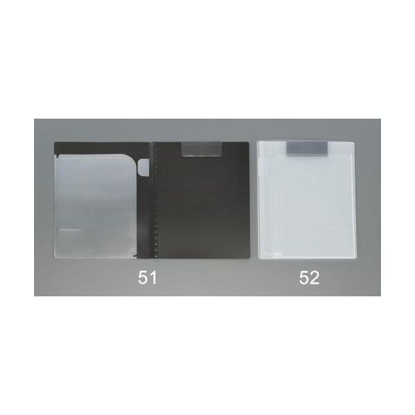 320x237x6mm クリップファイル(マグネット/黒)